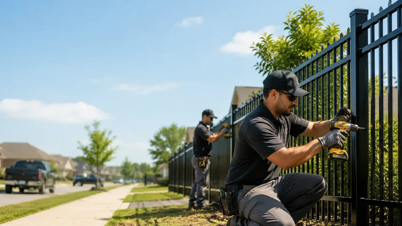 Metal Fence Installation in Columbus City, IA